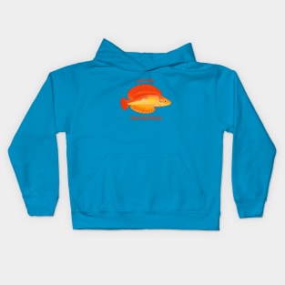 Flame Fairy Wrasse Kids Hoodie